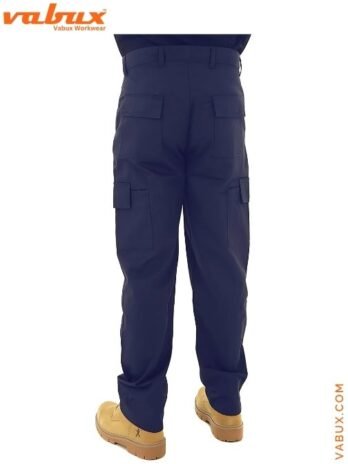 Navy Blue Cargo Pants – Sleek and Elegant Six-Pocket Design