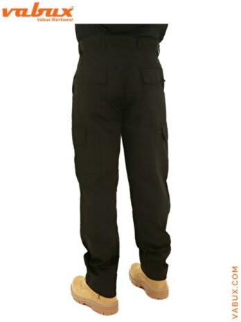 Mens Workwear Pants – Sleek and Elegant Black with Six Pockets